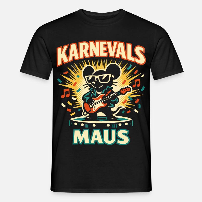 Carnival Mouse Rock Cologne Gift Cute - Men's T-Shirt - black