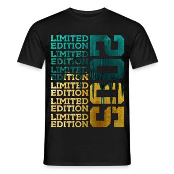 ÉDITION LIMITÉE 2005 21 ANS 21E ANNIVERSAIRE - T-shirt homme - noir - Devant - AI Model Male 178 light (178cm)