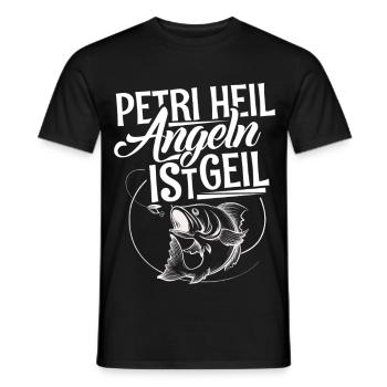 Pêcheurs à la ligne - T-shirt homme - noir - Devant - AI Model Male 178 light (178cm)