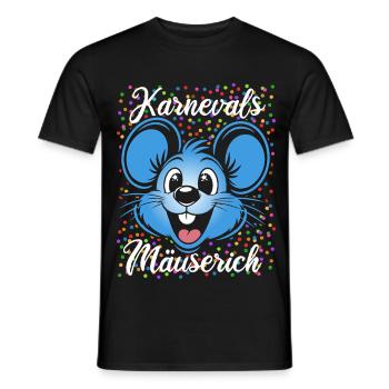 Carnival Mouse | Partner Costume Men - Men's T-Shirt - black - Front - AI Model Male 178 light (178cm)