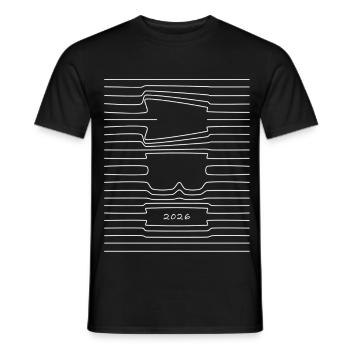 Lebenslinien | Abi 26 - Abitur - Geschenk - Männer T-Shirt - Schwarz - Vorne - AI Model Male 178 light (178cm)