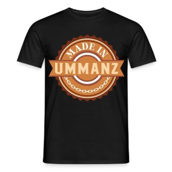 Ostsee MADE IN UMMANZ Lustiges - Männer T-Shirt - Schwarz - Vorne - AI Model Male 178 light (178cm)