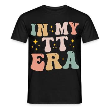 Ma Nouvelle Ère de Super Mamie, tata - Men's T-Shirt - black - Front - AI Model Male 178 light (178cm)