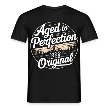 Vintage 1988 Born Retro Original 1988 - Men's T-Shirt - black - Front - AI Model Male 178 light (178cm)