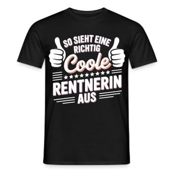 Voilà à quoi ressemble un retraité vraiment cool - T-shirt homme - noir - Devant - AI Model Male 178 light (178cm)