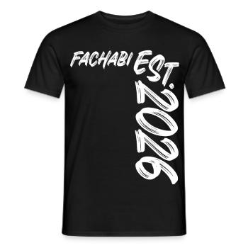 Fachabi 2026 - Men's T-Shirt - black - Front - AI Model Male 178 light (178cm)