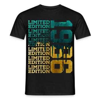 LIMITED EDITION 1986 40 YEARS 40TH BIRTHDAY - Men's T-Shirt - black - Front - AI Model Male 178 light (178cm)