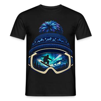 Süße Apres Ski Sprüche Lustig Skifahrer Geschenk - Männer T-Shirt - Schwarz - Vorne - AI Model Male 178 light (178cm)