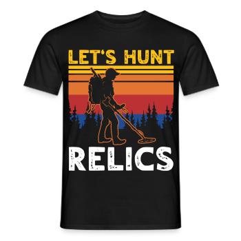 Relic Seeker Probes - Men's T-Shirt - black - Front - AI Model Male 178 light (178cm)