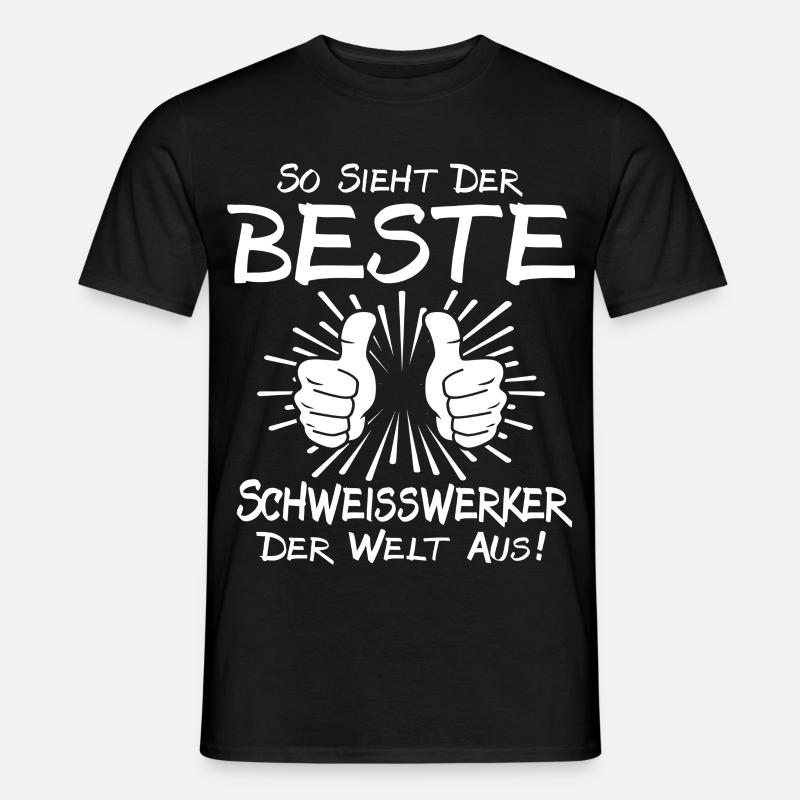 Best Welding Worker - Men's T-Shirt - black