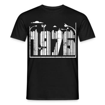 Millésime 1976 - T-shirt homme - noir - Devant - AI Model Male 178 light (178cm)