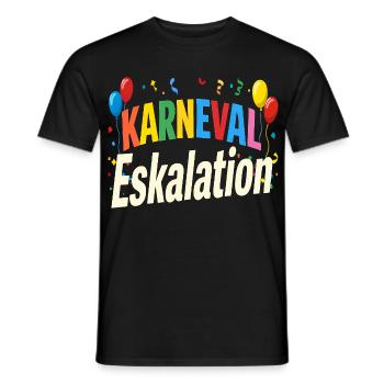 Carnival Escalation - Men's T-Shirt - black - Front - AI Model Male 178 light (178cm)