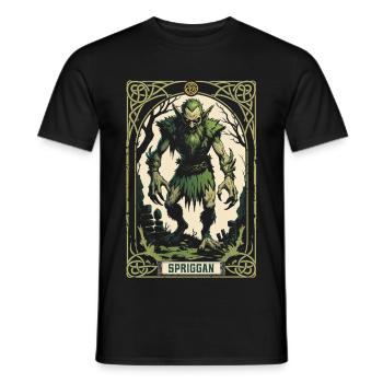 Créatures mythologiques Spriggan - T-shirt homme - noir - Devant - AI Model Male 178 light (178cm)