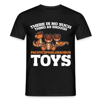 Dinosaurier-Spielzeug-Paläontologe Dino - Männer T-Shirt - Schwarz - Vorne - AI Model Male 178 light (178cm)