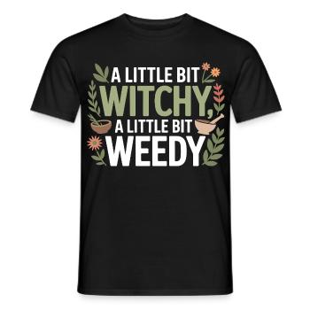 Zertifizierte klinische botanische Spezialistenbekleidung - Männer T-Shirt - Schwarz - Vorne - AI Model Male 178 light (178cm)