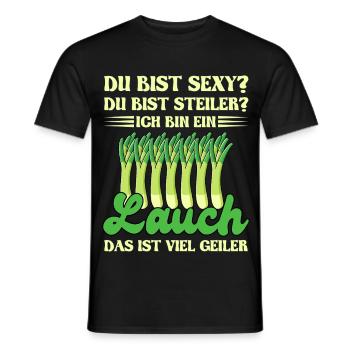 Gewichtheber DU BIST SEXY DU BIST STEILER Lustiges - Männer T-Shirt - Schwarz - Vorne - AI Model Male 178 light (178cm)