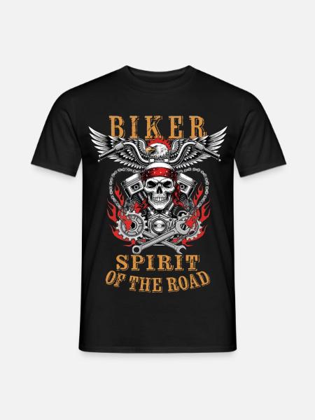 Biker - Spirit of the Road - Men's T-Shirt - black