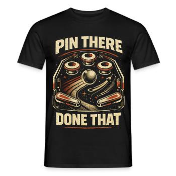 Pinball Pinball Pinball Joueur Il y a fait ça - T-shirt homme - noir - Devant - AI Model Male 178 light (178cm)