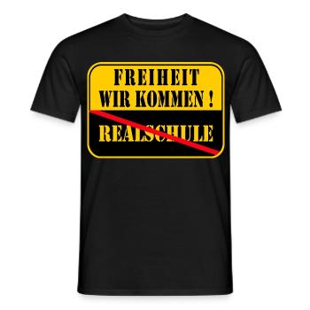 Realschule Geschafft 2026 - Männer T-Shirt - Schwarz - Vorne - AI Model Male 178 light (178cm)