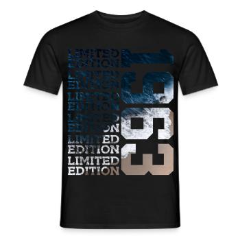 LIMITED EDITION 1963 63 JAHRE 63. GEBURTSTAG - Männer T-Shirt - Schwarz - Vorne - AI Model Male 178 light (178cm)