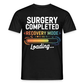 Genesung läuft: Recovery Mode Ladebalken - Männer T-Shirt - Schwarz - Vorne - AI Model Male 178 light (178cm)
