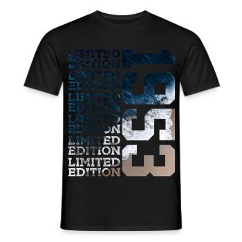 LIMITED EDITION 1953 73 JAHRE 73. GEBURTSTAG - Männer T-Shirt - Schwarz - Vorne - AI Model Male 178 light (178cm)