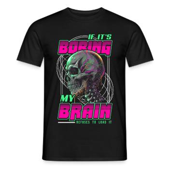 Neurodivergent Neurodiversität Neurodiverse - Männer T-Shirt - Schwarz - Vorne - AI Model Male 178 light (178cm)