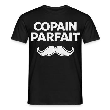 Perfekter Freund Humor Geschenk Mann Schnurrbart - Männer T-Shirt - Schwarz - Vorne - AI Model Male 178 light (178cm)