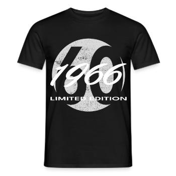 60th Birthday 1966 Gift for Men and Women - Men's T-Shirt - black - Front - AI Model Male 178 light (178cm)