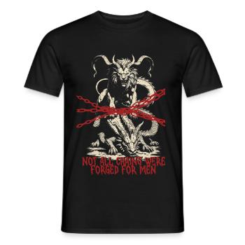 Créatures mythologiques des créatures chimères - T-shirt homme - noir - Devant - AI Model Male 178 light (178cm)