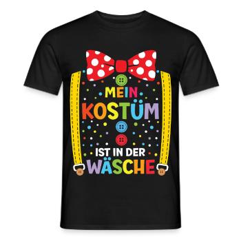 My Costume Is In The Laundry Clown Carnival - Men's T-Shirt - black - Front - AI Model Male 178 light (178cm)