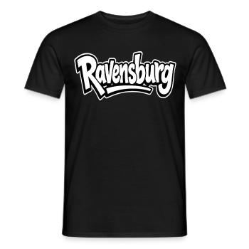 Collection d’éventail Ravensburg Heimat - T-shirt homme - noir - Devant - AI Model Male 178 light (178cm)