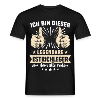 Dictons sur les Couches de Diatrines - T-shirt homme - noir - Devant - AI Model Male 178 light (178cm)