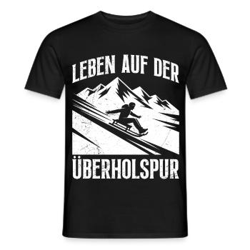 Chauffeur de Bob VIE DANS LA VOIE RAPIDE DRÔLE - T-shirt homme - noir - Devant - AI Model Male 178 light (178cm)