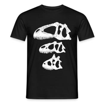 Giganotosaurus Allosaurus Carnotaurus - Männer T-Shirt - Schwarz - Vorne - AI Model Male 178 light (178cm)