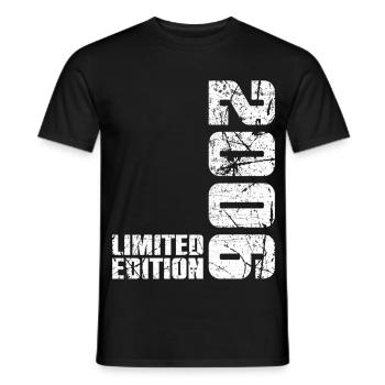 20. Geburtstag Junge Mädchen 20 Jahre alt 2006 Geschenk - Männer T-Shirt - Schwarz - Vorne - AI Model Male 178 light (178cm)