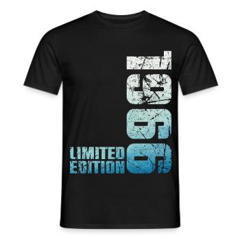 60ème Anniversaire Homme Femme 60 ans 1966 Cadeau - T-shirt homme - noir - Devant - AI Model Male 178 light (178cm)