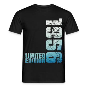 70th Birthday Man Woman 70 Years 1956 Gift - Men's T-Shirt - black - Front - AI Model Male 178 light (178cm)