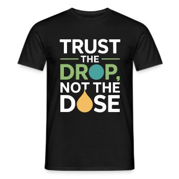 Certified Clinical Dilution Specialist Apparel  - Men's T-Shirt - black - Front - AI Model Male 178 light (178cm)