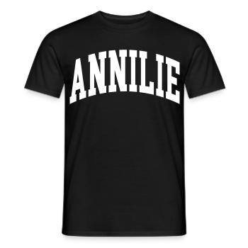 Annilie - T-shirt homme - noir - Devant - AI Model Male 178 light (178cm)