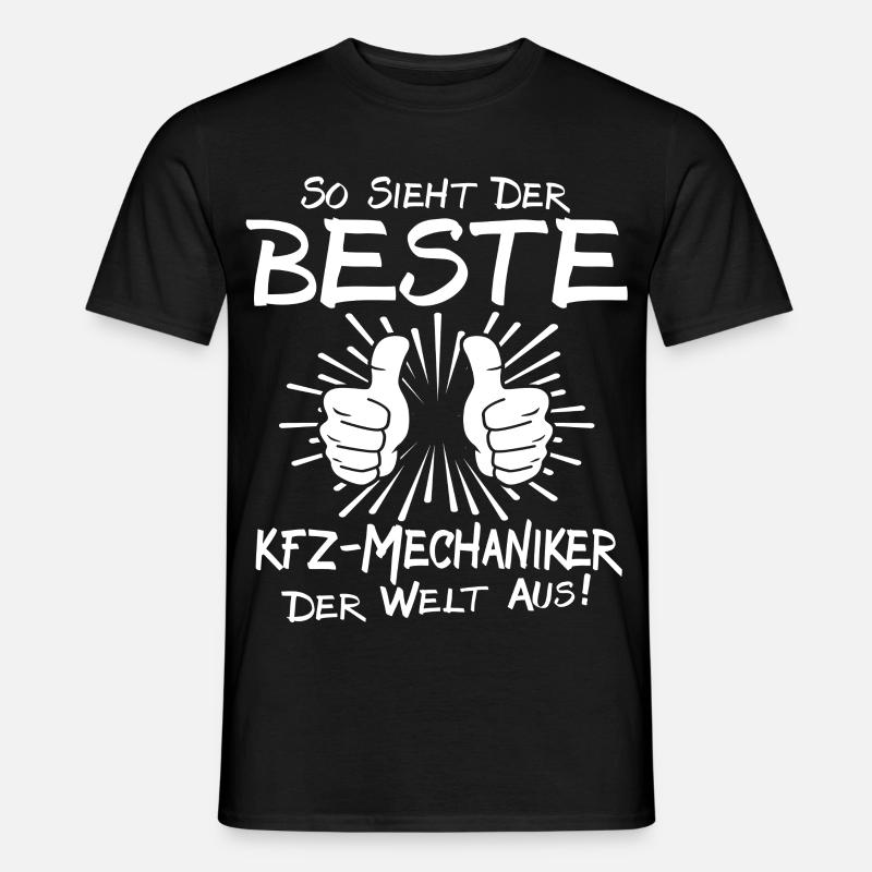 Bester KFZ-Mechaniker - Männer T-Shirt - Schwarz