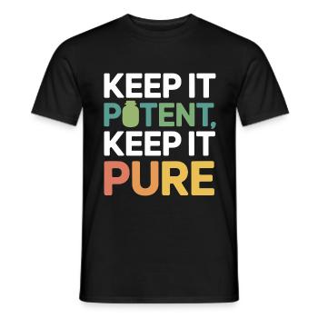 Certified Clinical Pharmacology Specialist Gear  - Men's T-Shirt - black - Front - AI Model Male 178 light (178cm)