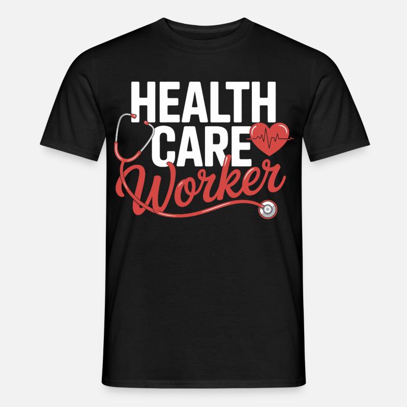 Gesundheitsfachkraft Emblem - Männer T-Shirt - Schwarz