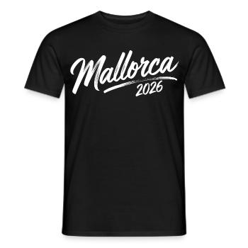 Majorque 2026 - T-shirt homme - noir - Devant - AI Model Male 178 light (178cm)