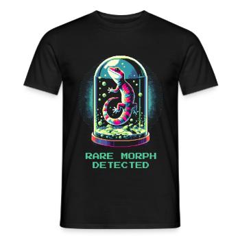Rare Morph Discovered | Reptile Morphs - Men's T-Shirt - black - Front - AI Model Male 178 light (178cm)