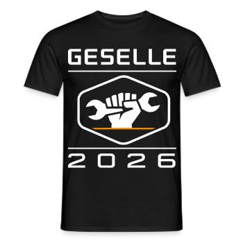 Don de formation réussi pour un compagnon de formation 2026 - T-shirt homme - noir - Devant - AI Model Male 178 light (178cm)