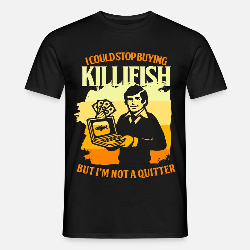 Zahnkarpfen Killfisch Zahnkärpflinge - Männer T-Shirt - Schwarz