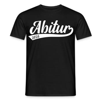 Abitur 2026 Abi  - Männer T-Shirt - Schwarz - Vorne - AI Model Male 178 light (178cm)
