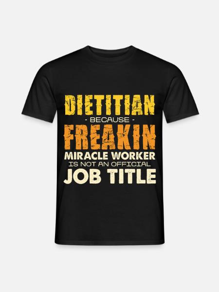 Diet Dietician Miracle Shirt - Men's T-Shirt - black