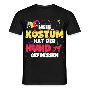 My costume has been eaten by the dogs Carnival - Men's T-Shirt - black - Front - AI Model Male 178 light (178cm)